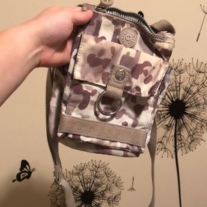 Kipling Graphic Cheetah Print Crossbody